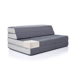 lucid tri folding mattresses in various sizes